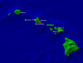 USA-Hawaii Städte + Grenzen 800x600